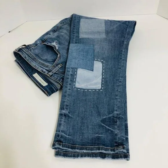 Anthropologie Blue Boyfriend Jeans - Picture 3 of 14